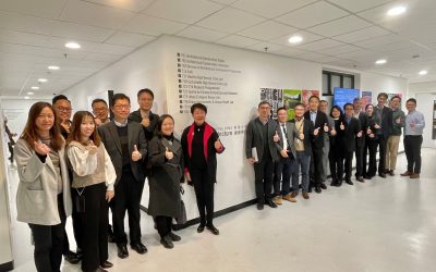 iLab received a distinguished delegation, led by Mr. Harry Ma and Dr. Julian Kwan, from the Government Civil Engineering and Development Department (CEDD)