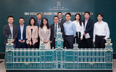 what an extraordinary honor to win the HKU Outstanding Researcher Award and Outstanding Research Supervisor Award in one year!