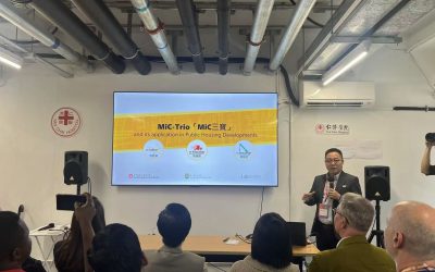 I introduced the ‘MiC Trio’ to the guests attending the “HOUSING • I&T Summit” on 7 November 2025 Hong Kong